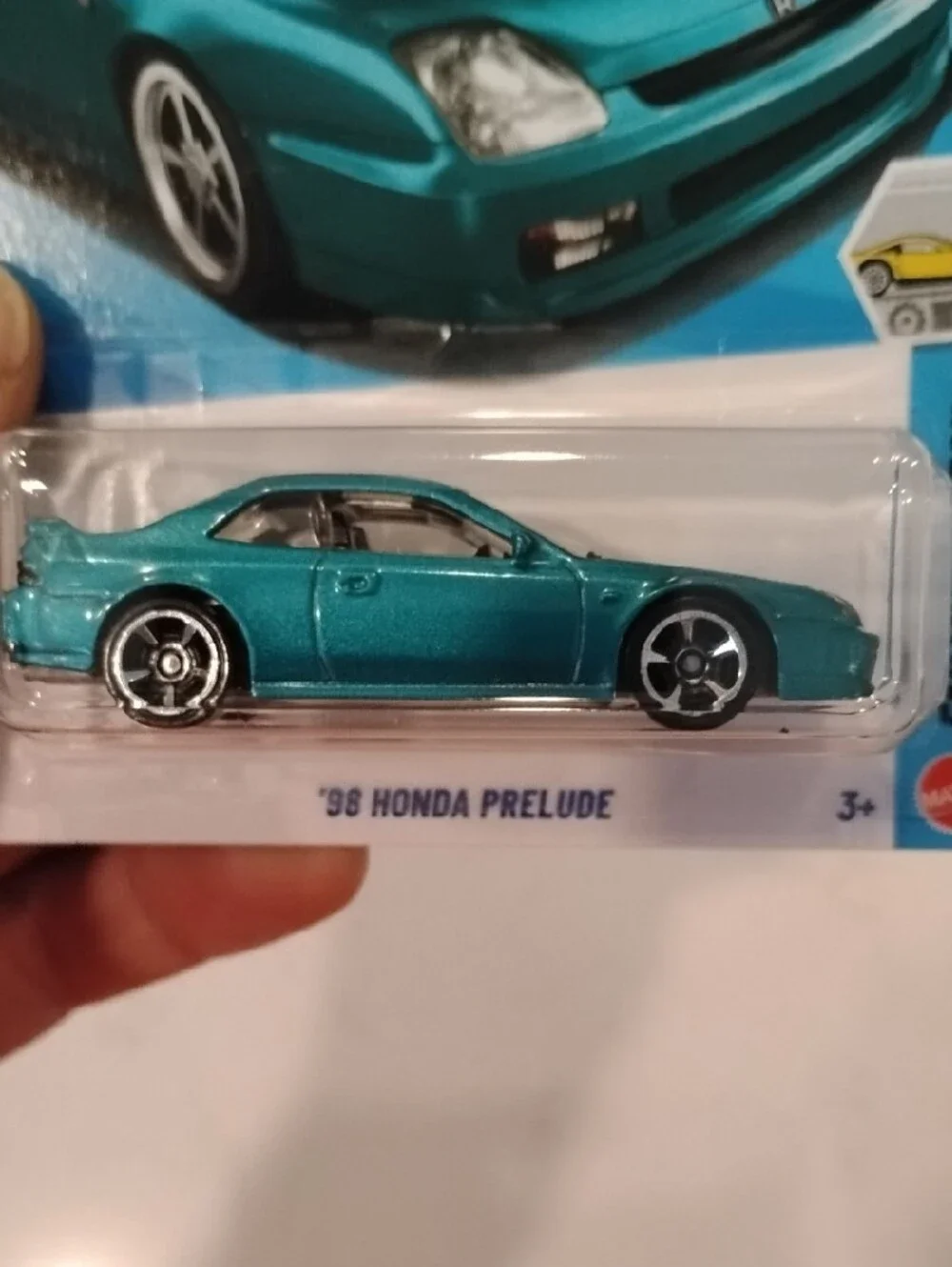 Mattel Hot Wheels '98 Honda Prelude Teal Die-Cast Car